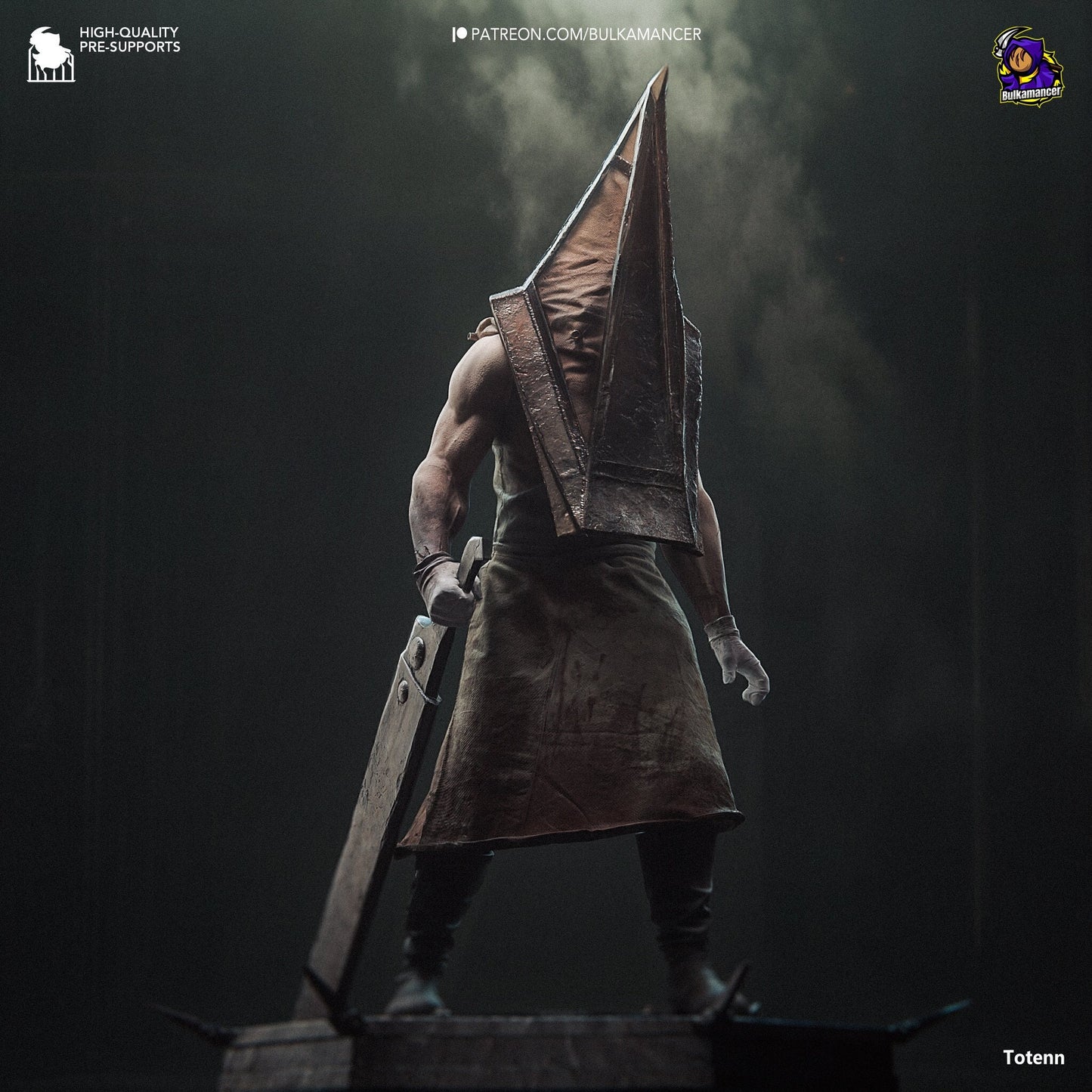 Silent Hill Pyramid Head Garage Kit | Fanmade Model by Bulkamancer| The Executioner | 3D Printed