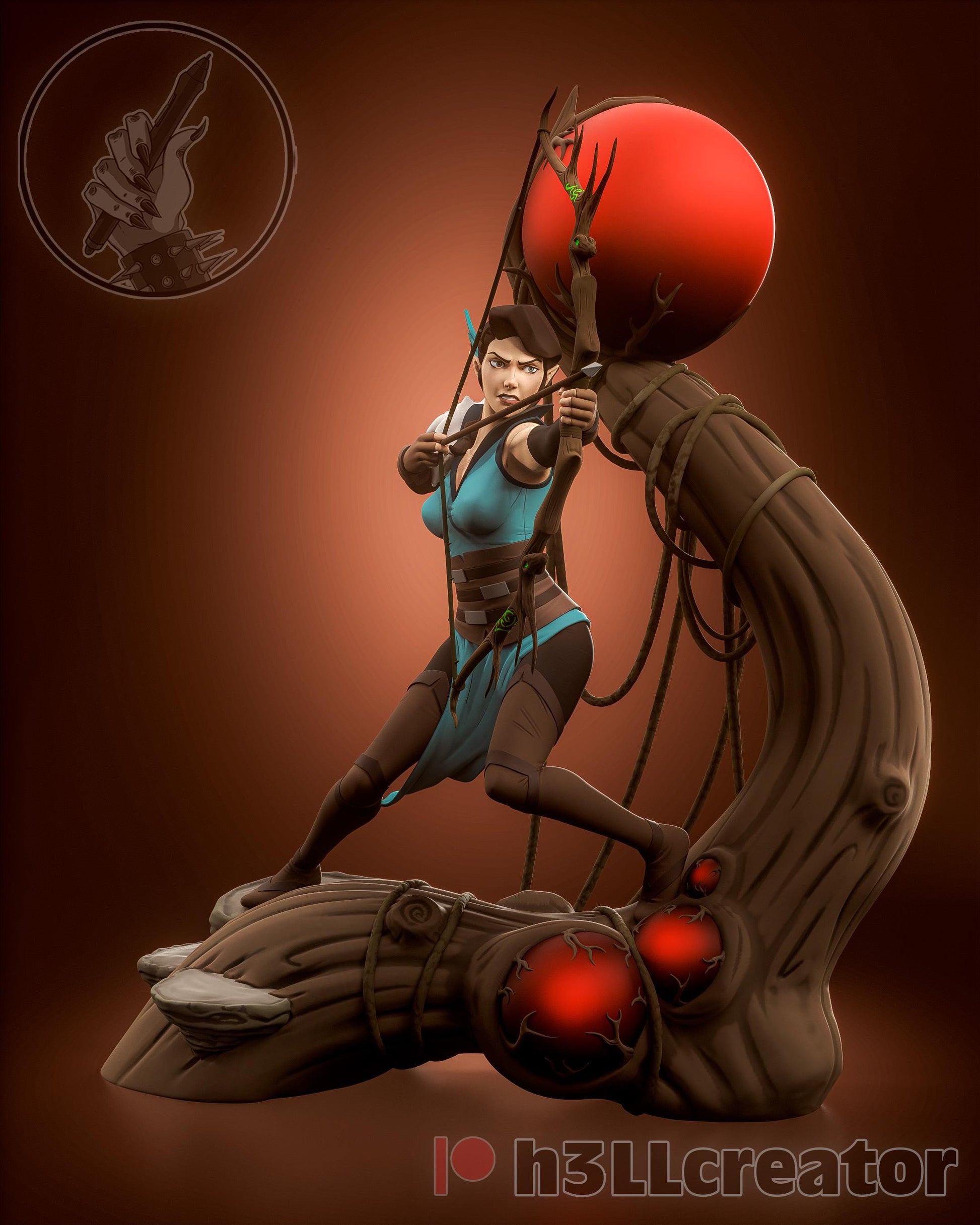 Ranger Garage Kit | Fanmade Model | Champion of Pelor | 3D Printed