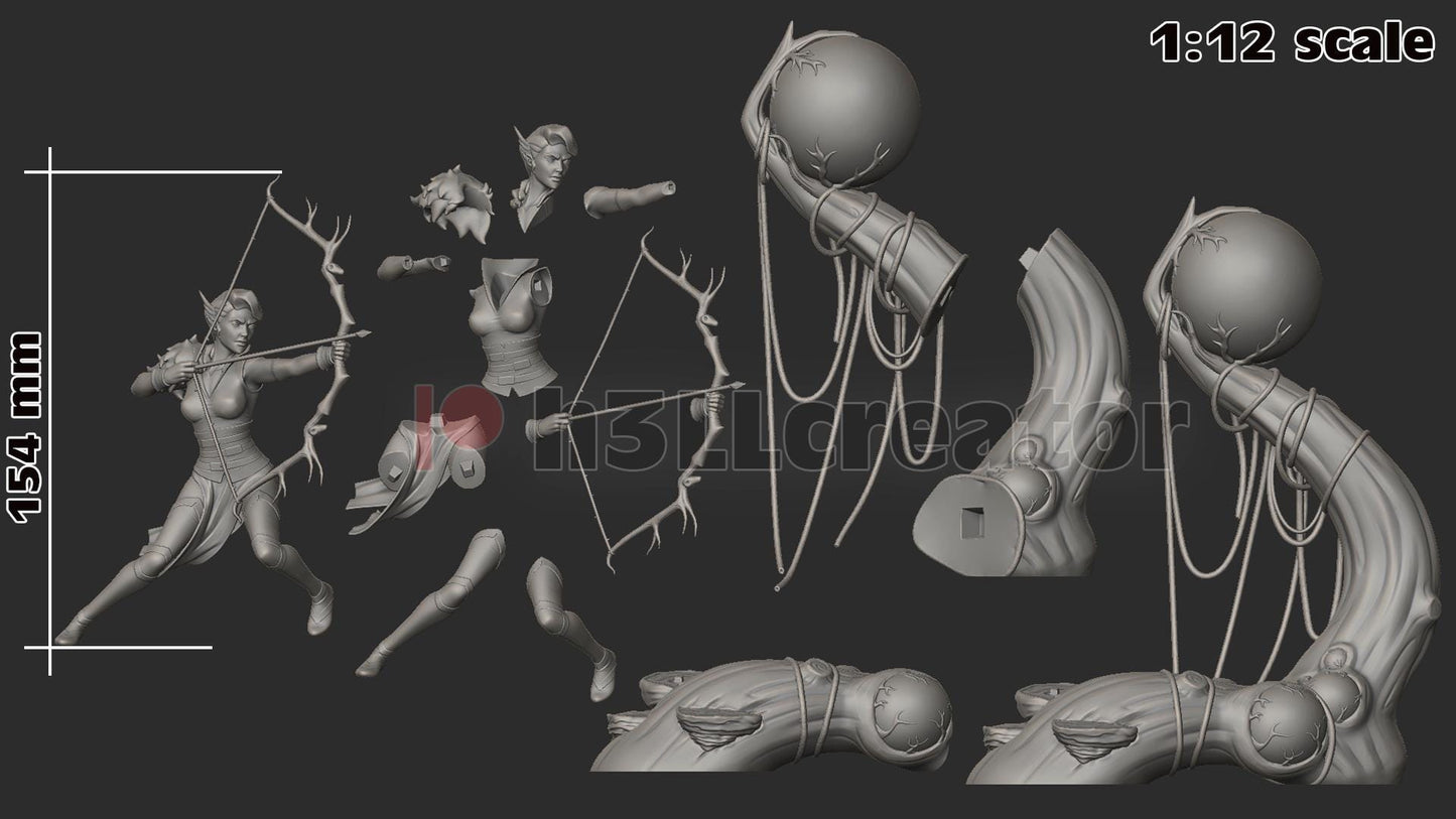 Ranger Garage Kit | Fanmade Model | Champion of Pelor | 3D Printed