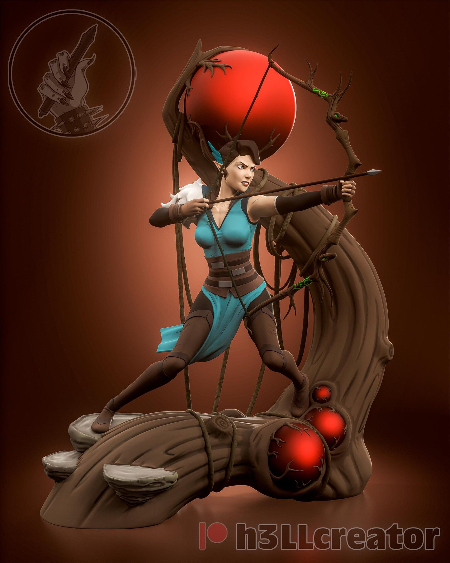 Ranger Garage Kit | Fanmade Model | Champion of Pelor | 3D Printed