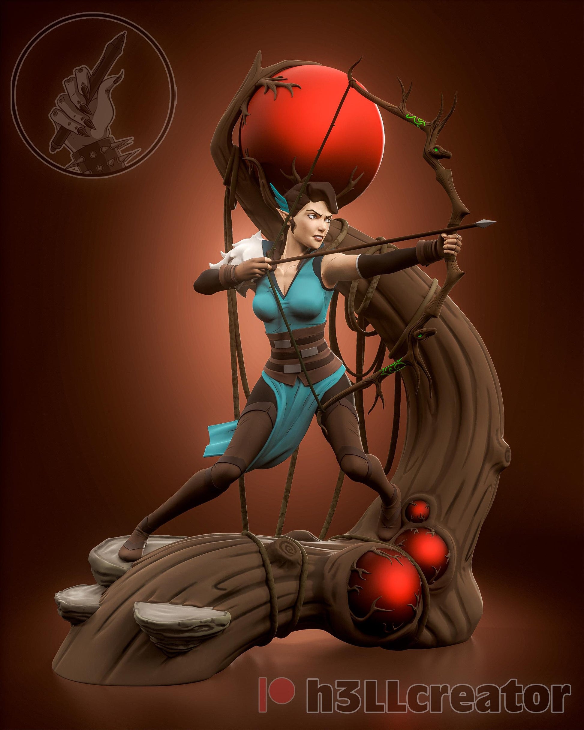 Ranger Garage Kit | Fanmade Model | Champion of Pelor | 3D Printed