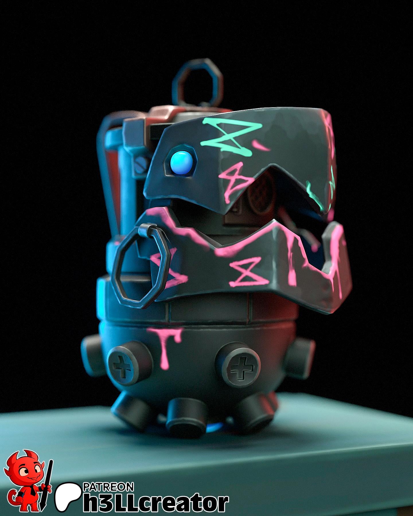 Arcane Caitlyn Garage Kit | Fanmade Model by h3llCreator | League of Legends | 3D Printed