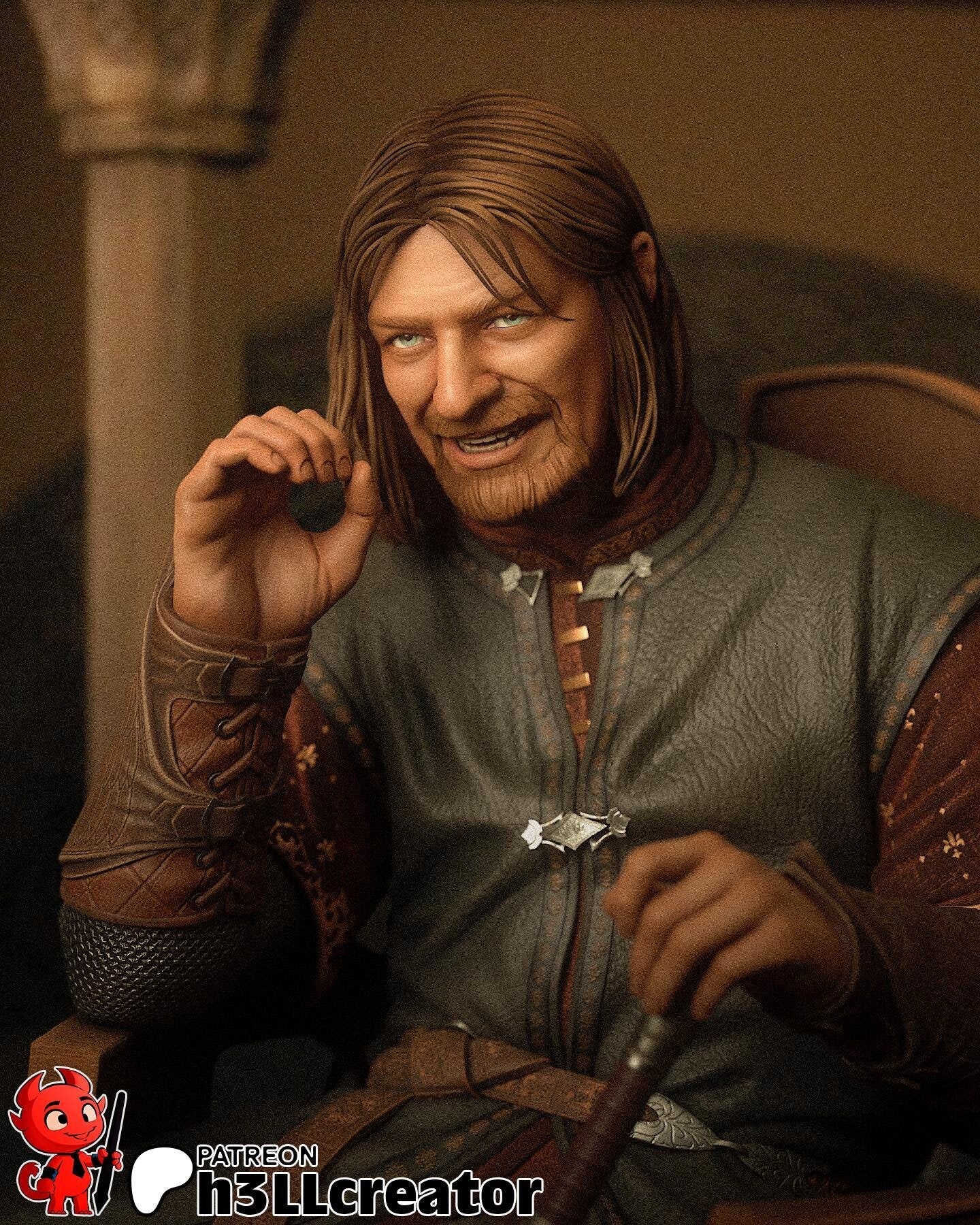 LOTR Boromir Garage Kit | Fanmade Model | One does not simply... | 3D Printed