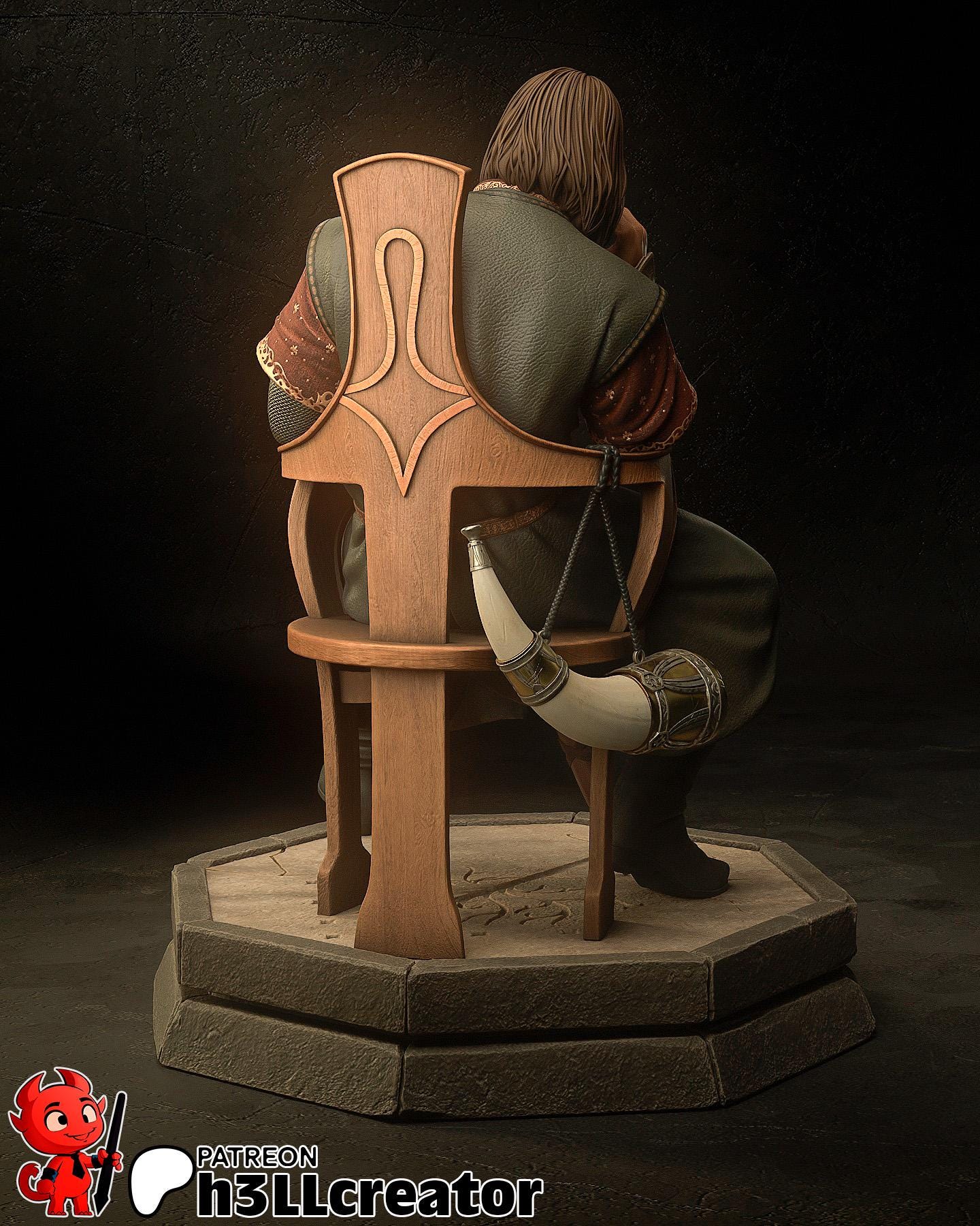 LOTR Boromir Garage Kit | Fanmade Model | One does not simply... | 3D Printed