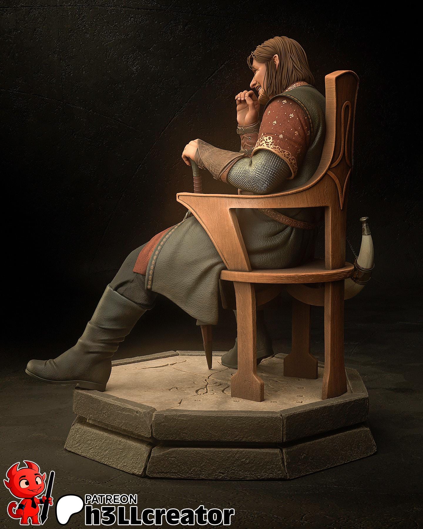 LOTR Boromir Garage Kit | Fanmade Model | One does not simply... | 3D Printed