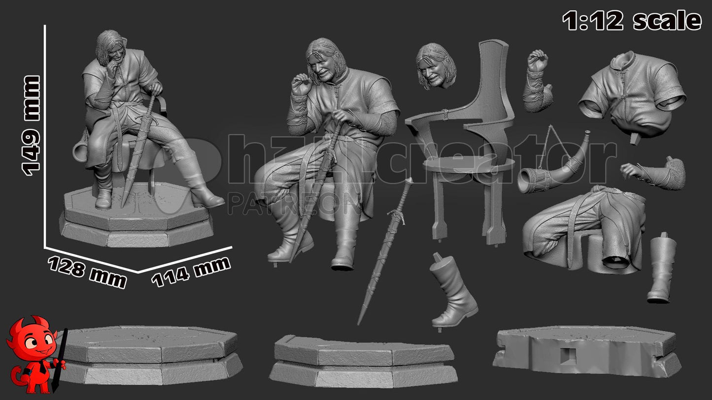 LOTR Boromir Garage Kit | Fanmade Model | One does not simply... | 3D Printed