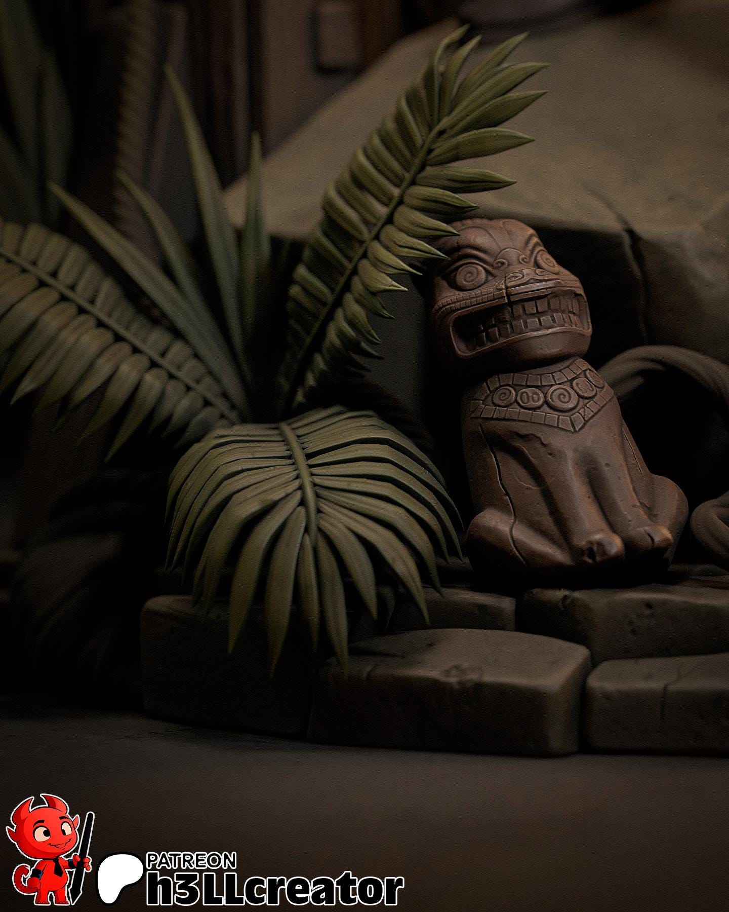 Indiana Jones Garage Kit | Fanmade Model by h3llCreator | The Great Circle | 3D Printed