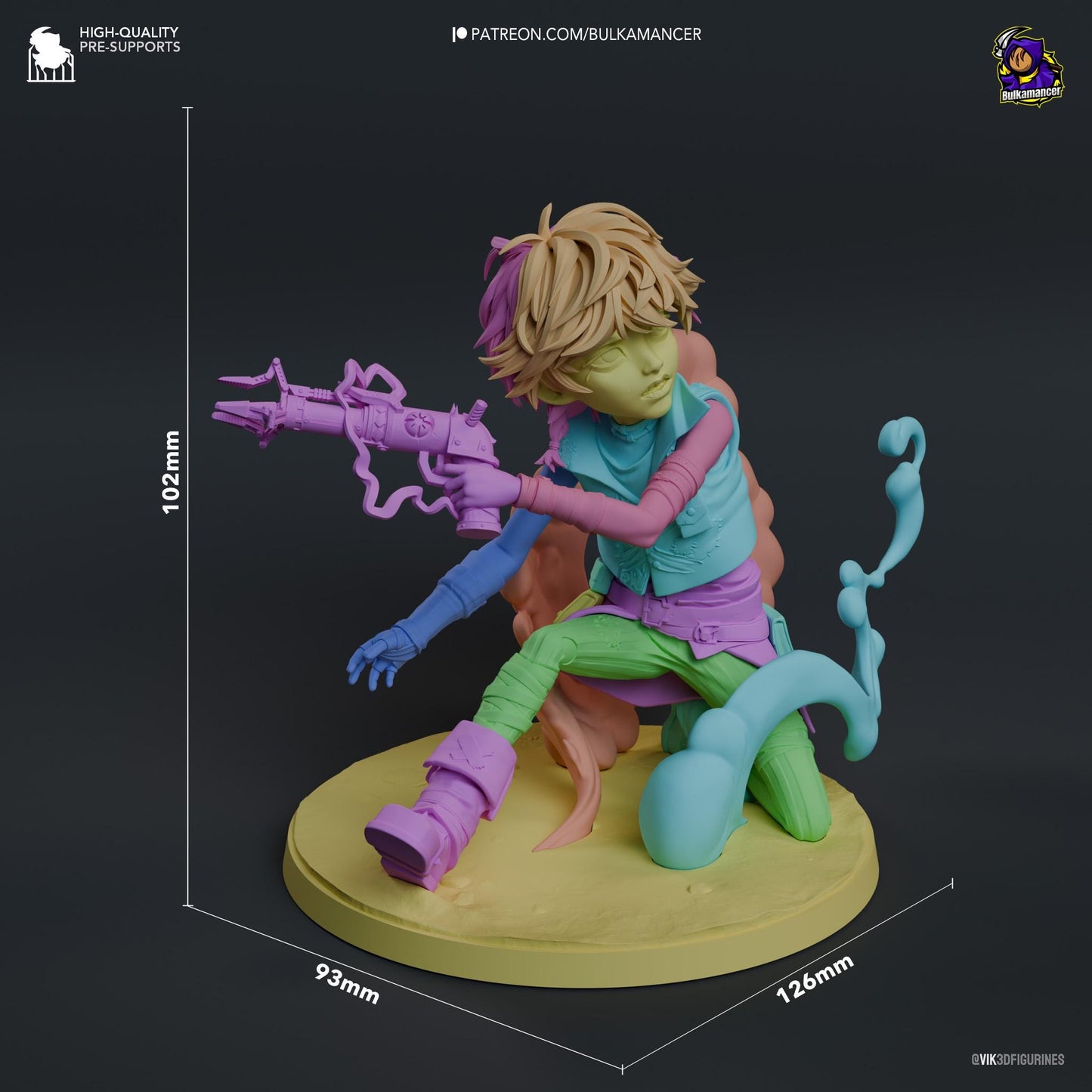 Arcane Isha Garage Kit | Fanmade Model by h3llCreator & Bulkamancer | Mini Jinx really | 3D Printed - Sephiknot