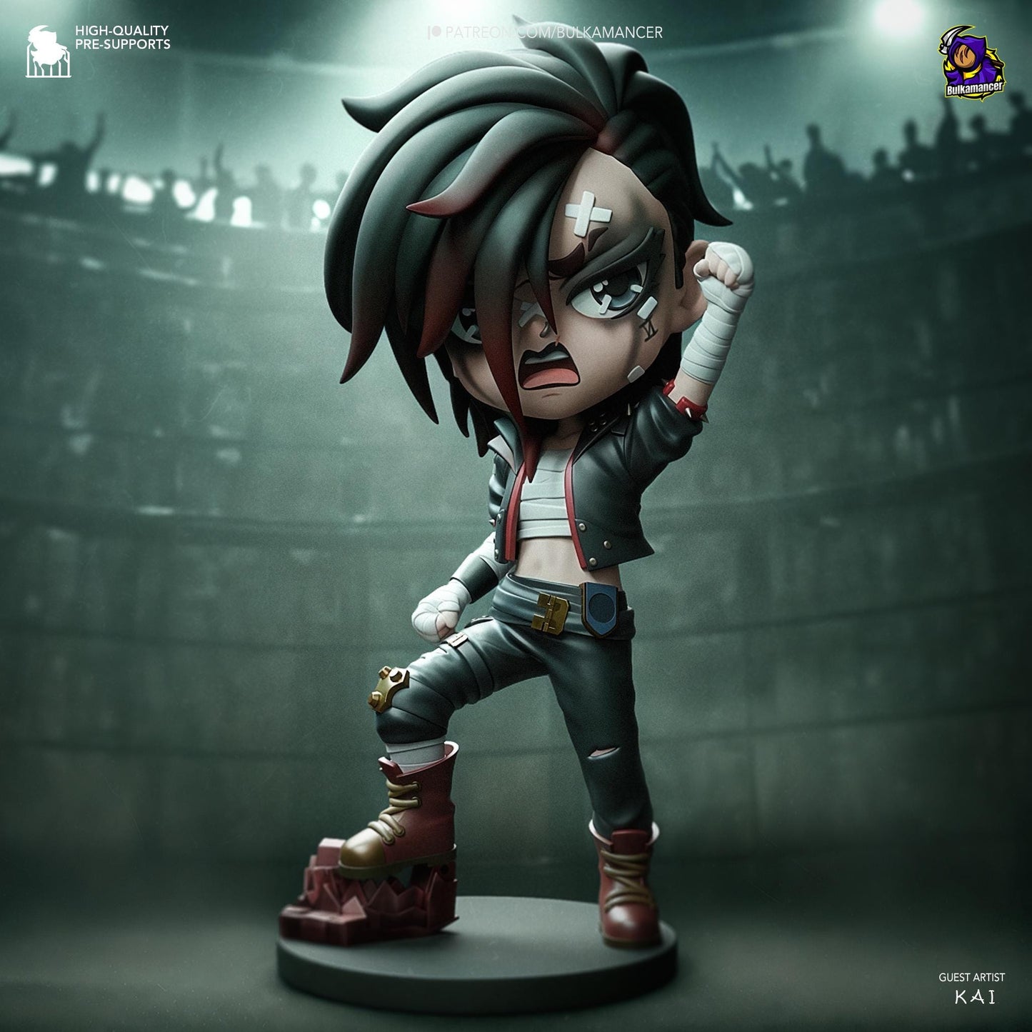 Chibi Arcane Garage Kit | Fanmade Model by Bulkamancer| Pow! | 3D Printed - Sephiknot