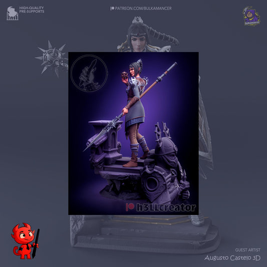 Baldurs Gate 3 Shadowheart Garage Kit | Fanmade Model by h3llCreator & Bulkamancer | Gods favourite princess | 3D Printed