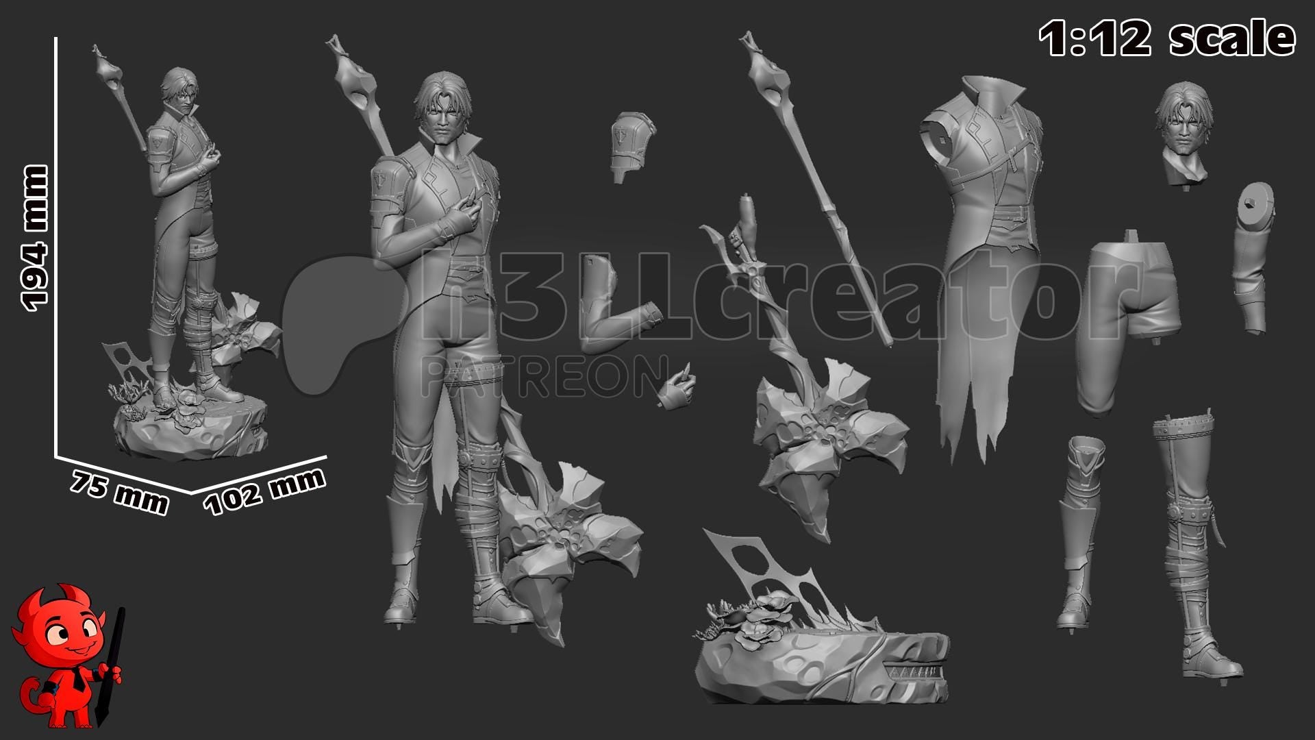 Arcane Jayce Garage Kit | Fanmade Model by h3llCreator | League of Legends | 3D Printed - Sephiknot