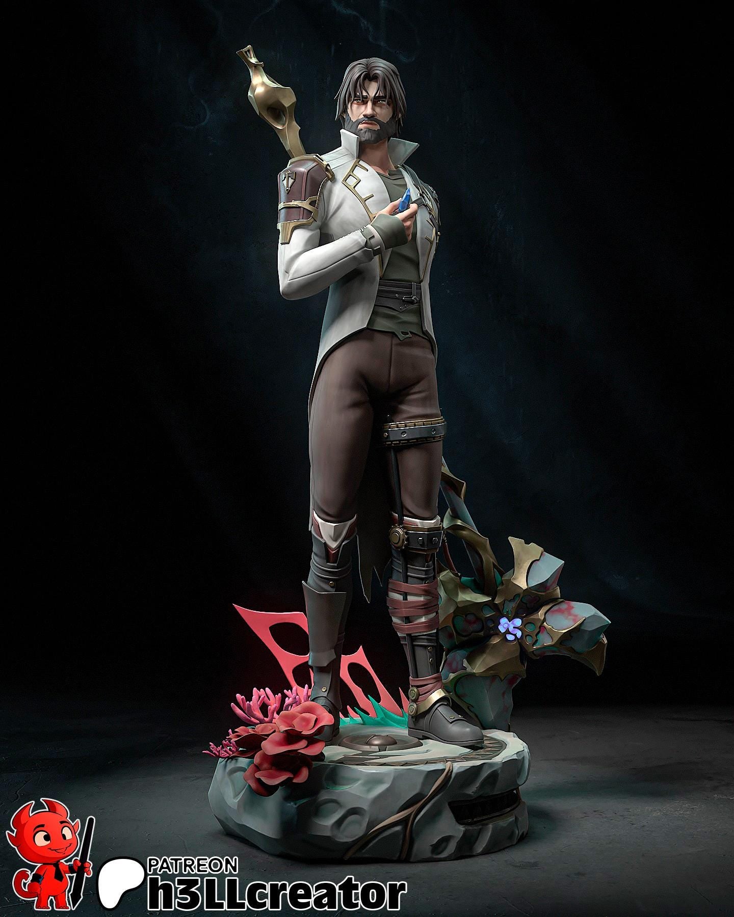 Arcane Jayce Garage Kit | Fanmade Model by h3llCreator | League of Legends | 3D Printed - Sephiknot