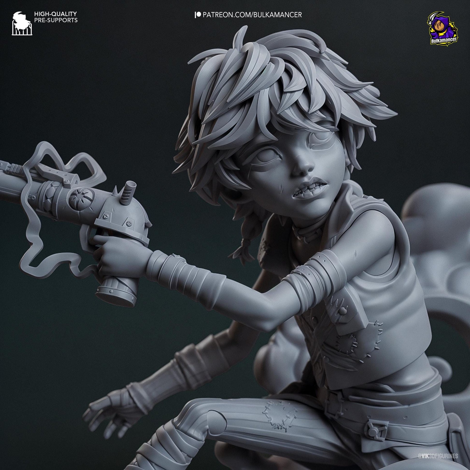Arcane Isha Garage Kit | Fanmade Model by h3llCreator & Bulkamancer | Mini Jinx really | 3D Printed - Sephiknot