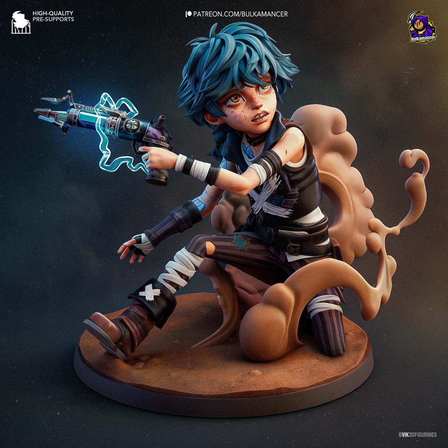 Arcane Isha Garage Kit | Fanmade Model by h3llCreator & Bulkamancer | Mini Jinx really | 3D Printed - Sephiknot