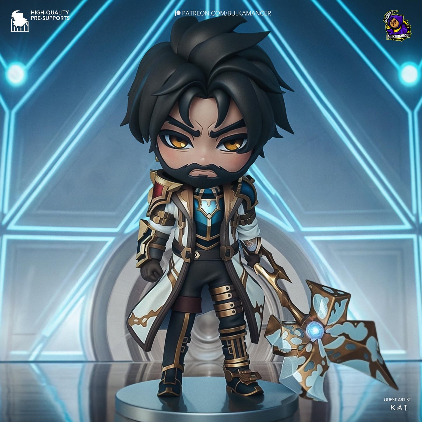 Chibi Arcane Garage Kit | Fanmade Model by Bulkamancer| Pow! | 3D Printed - Sephiknot
