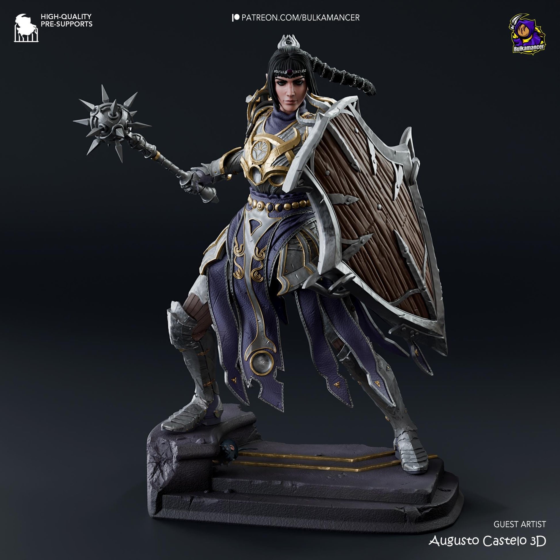 Baldurs Gate 3 Shadowheart Garage Kit | Fanmade Model by h3llCreator & Bulkamancer | Gods favourite princess | 3D Printed