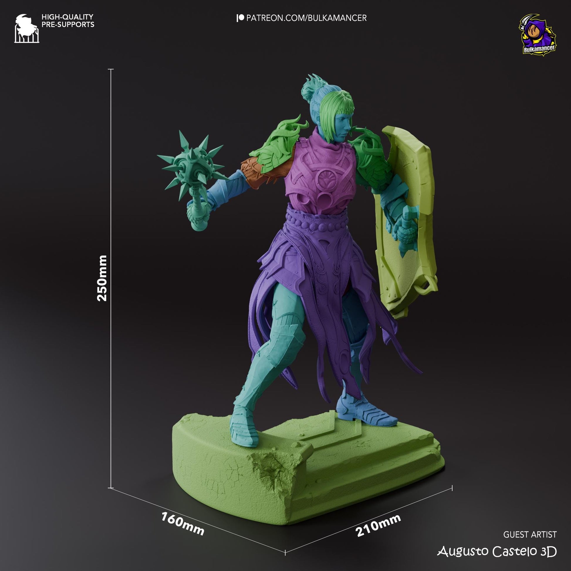Baldurs Gate 3 Shadowheart Garage Kit | Fanmade Model by h3llCreator & Bulkamancer | Gods favourite princess | 3D Printed