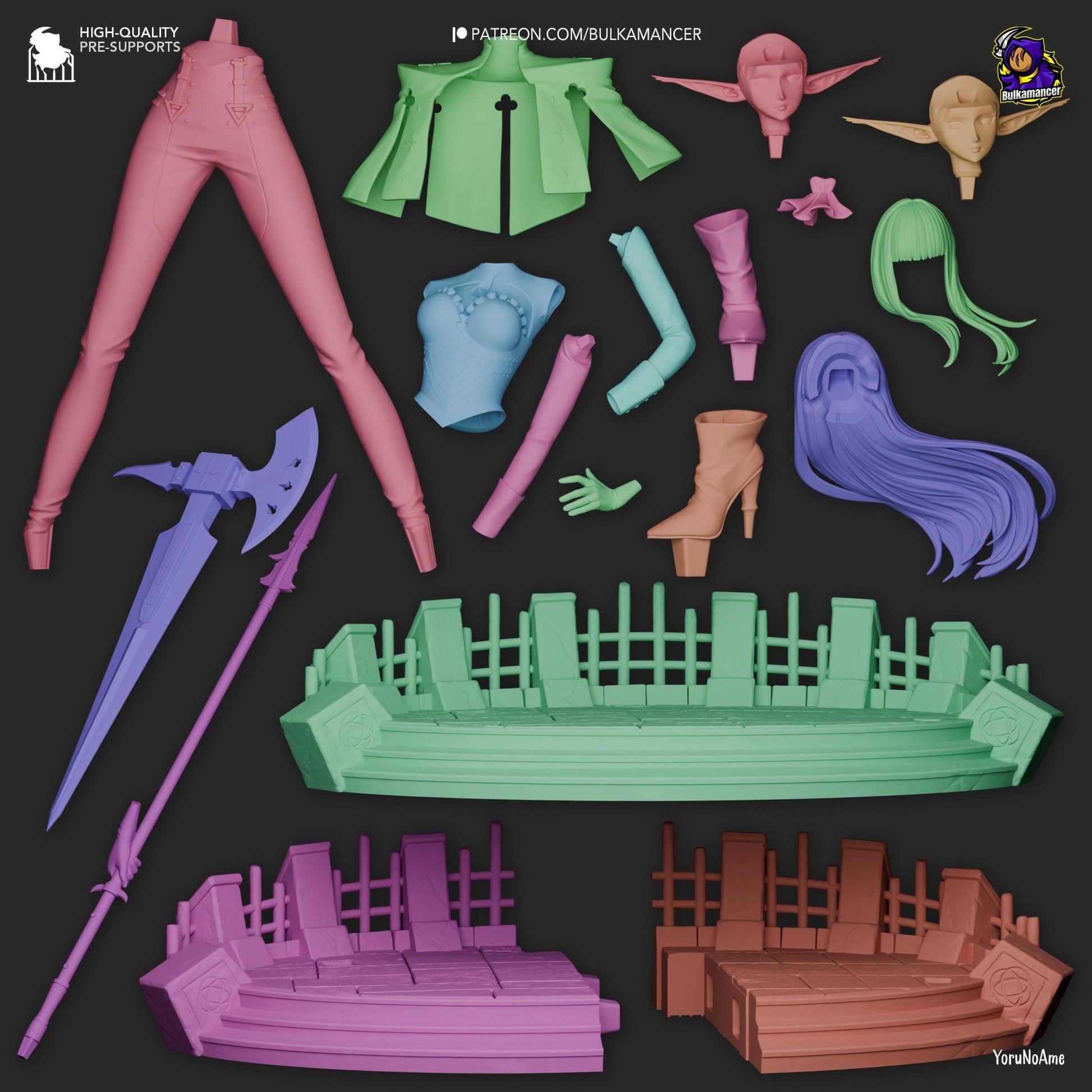 The Last of the Honour Guard Garage Kit | Fanmade Model by Bulkamancer| Metaphor | 3D Printed