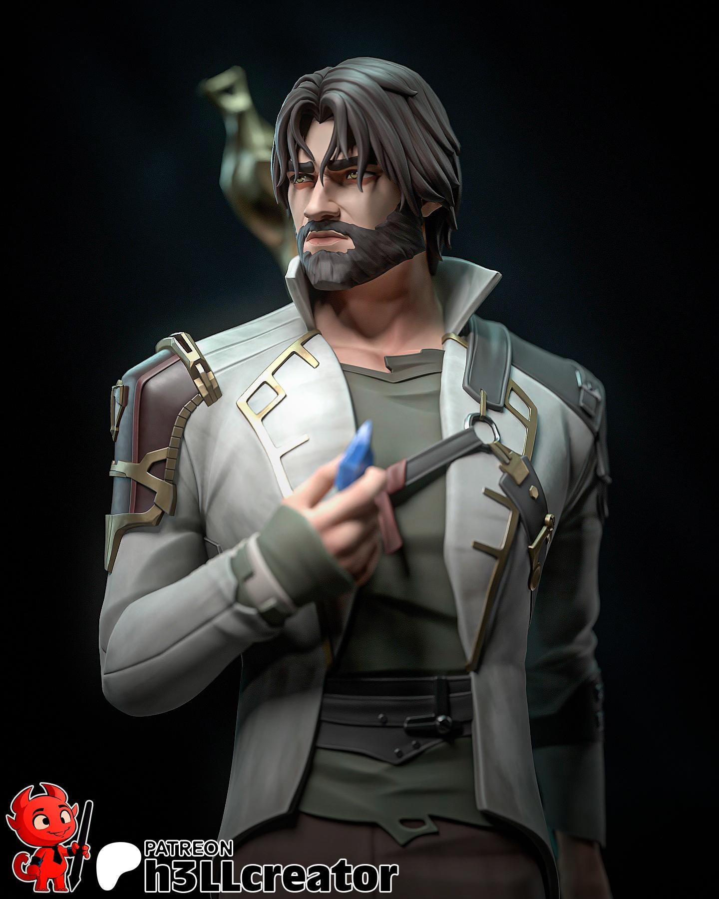 Arcane Jayce Garage Kit | Fanmade Model by h3llCreator | League of Legends | 3D Printed - Sephiknot