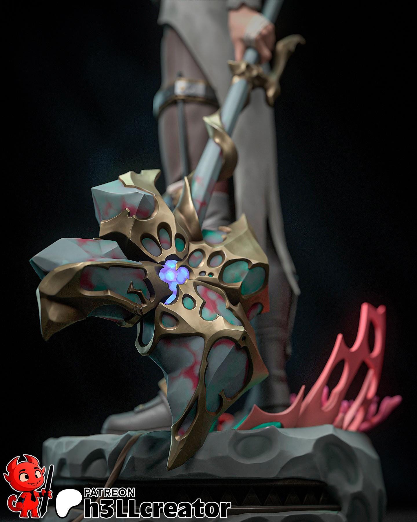Arcane Jayce Garage Kit | Fanmade Model by h3llCreator | League of Legends | 3D Printed - Sephiknot