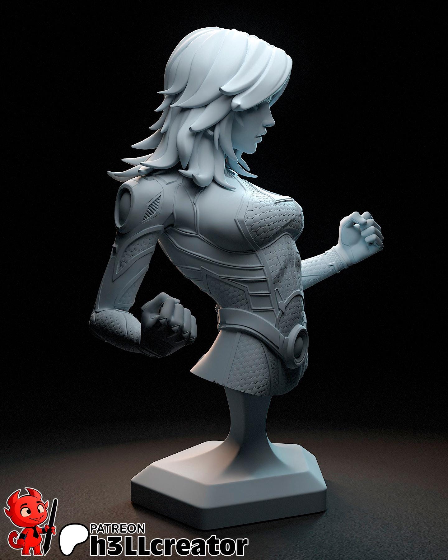 Invisible Woman Garage Kit | Fanmade Model by h3llCreator | Rivals | 3D Printed