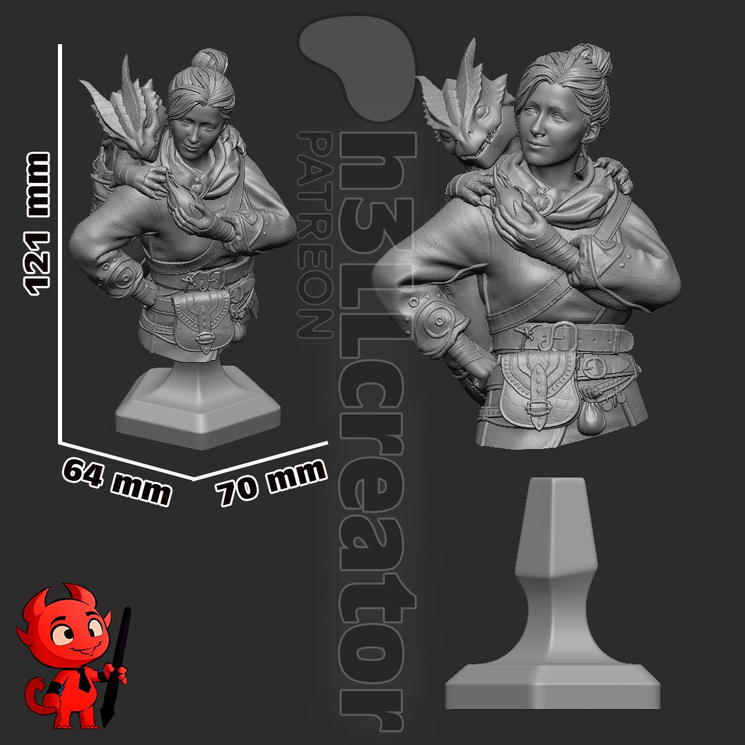 Zoe Sato Garage Kit | Fanmade Model by h3llCreator | Split Fiction | 3D Printed