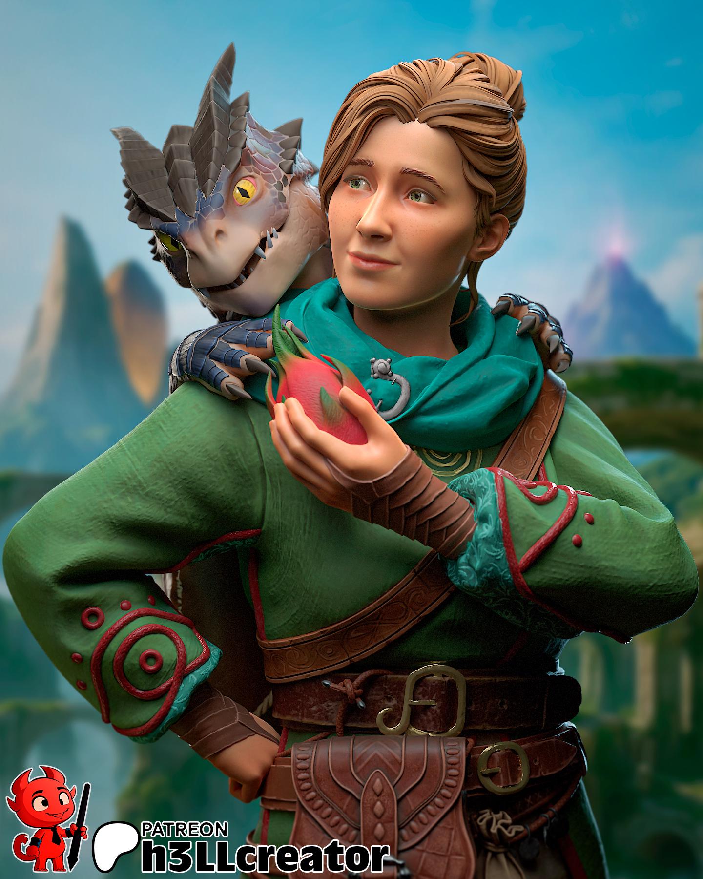 Zoe from Split Fiction Fan-Made Model by h3llCreator - Sephiknot