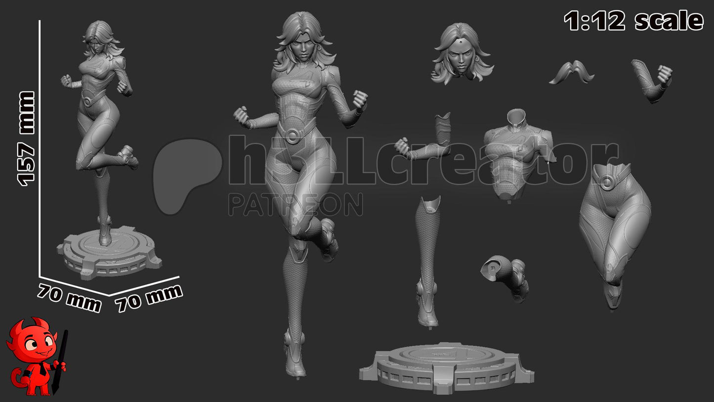 Invisible Woman Garage Kit | Fanmade Model by h3llCreator | Rivals | 3D Printed