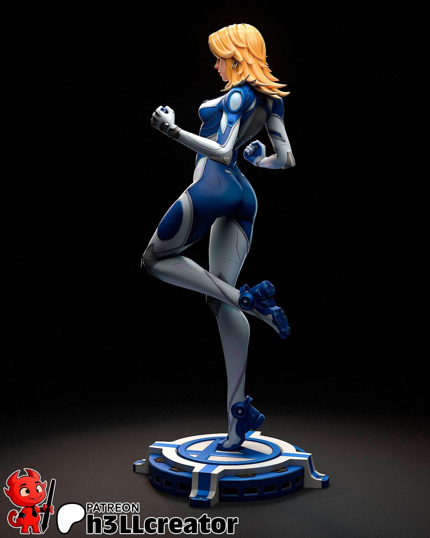 Invisible Woman Garage Kit | Fanmade Model by h3llCreator | Rivals | 3D Printed