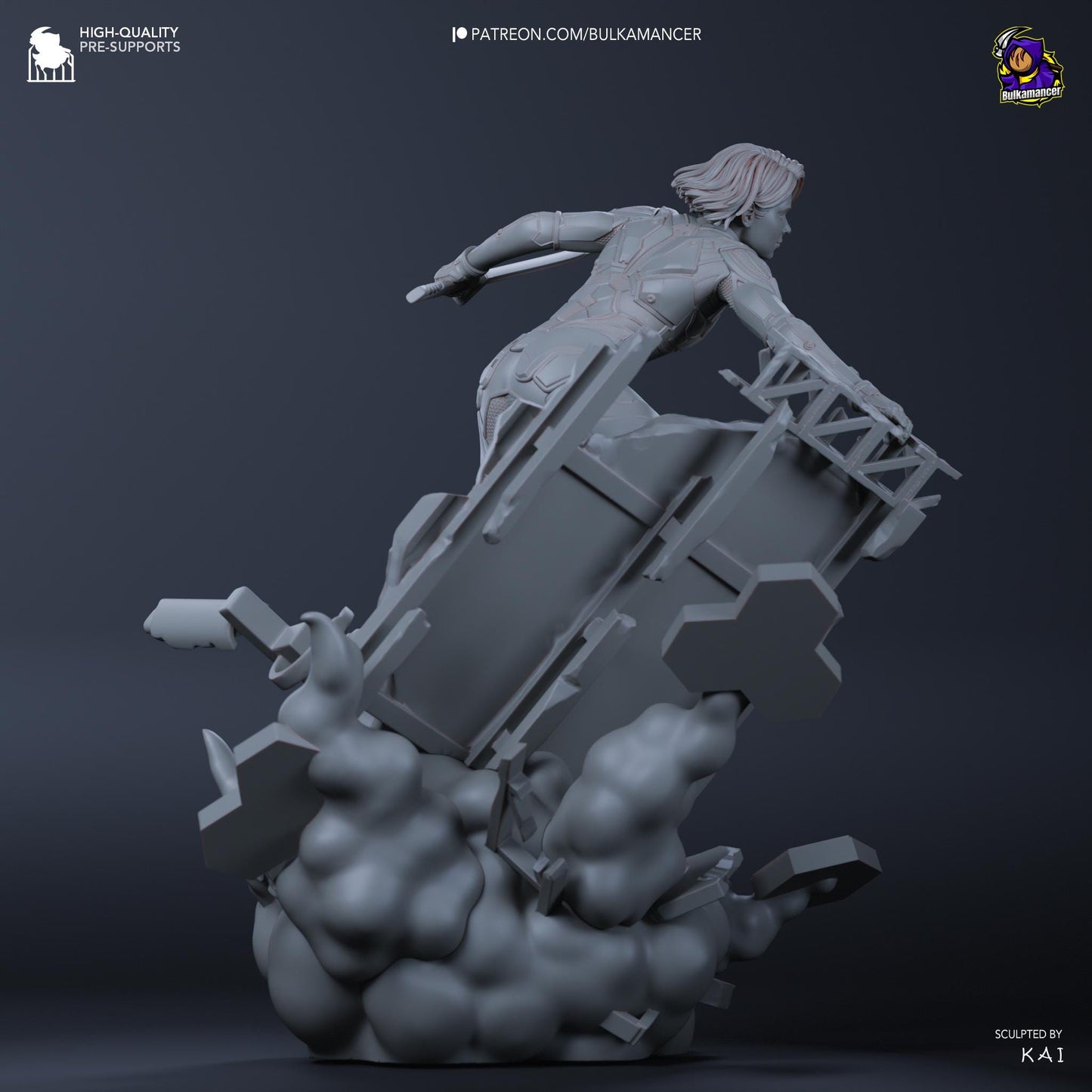 Mio Garage Kit | Fanmade Model by Bulkamancer| Science Fiction Writer | 3D Printed