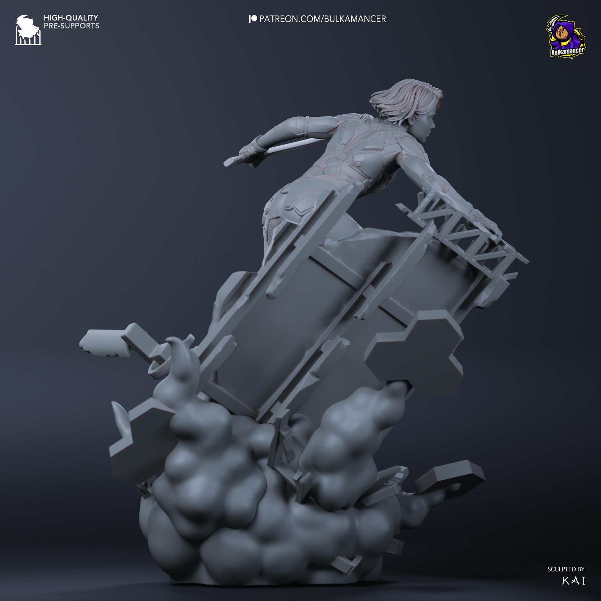 Mio Garage Kit | Fanmade Model by Bulkamancer| Science Fiction Writer | 3D Printed