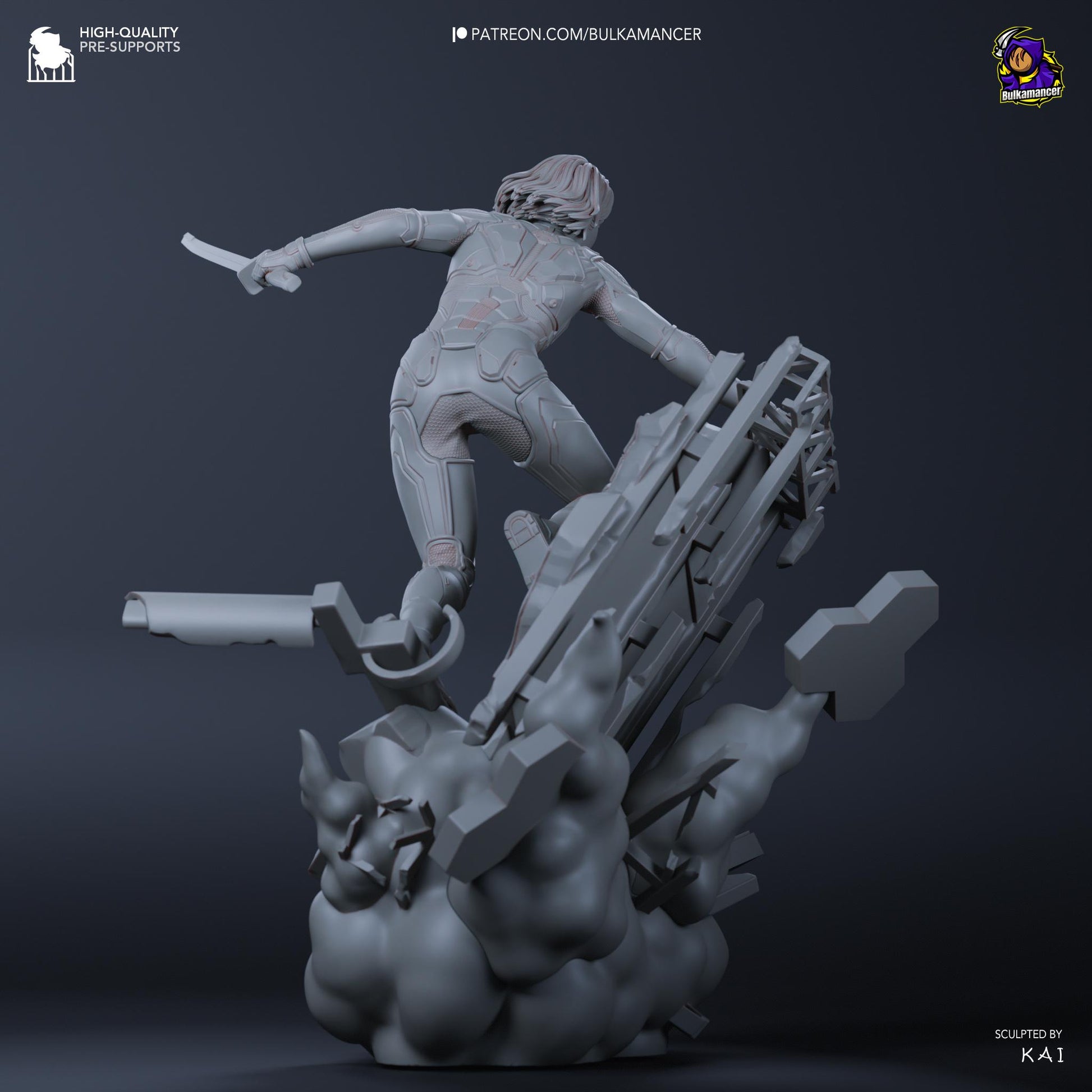 Mio Garage Kit | Fanmade Model by Bulkamancer| Science Fiction Writer | 3D Printed