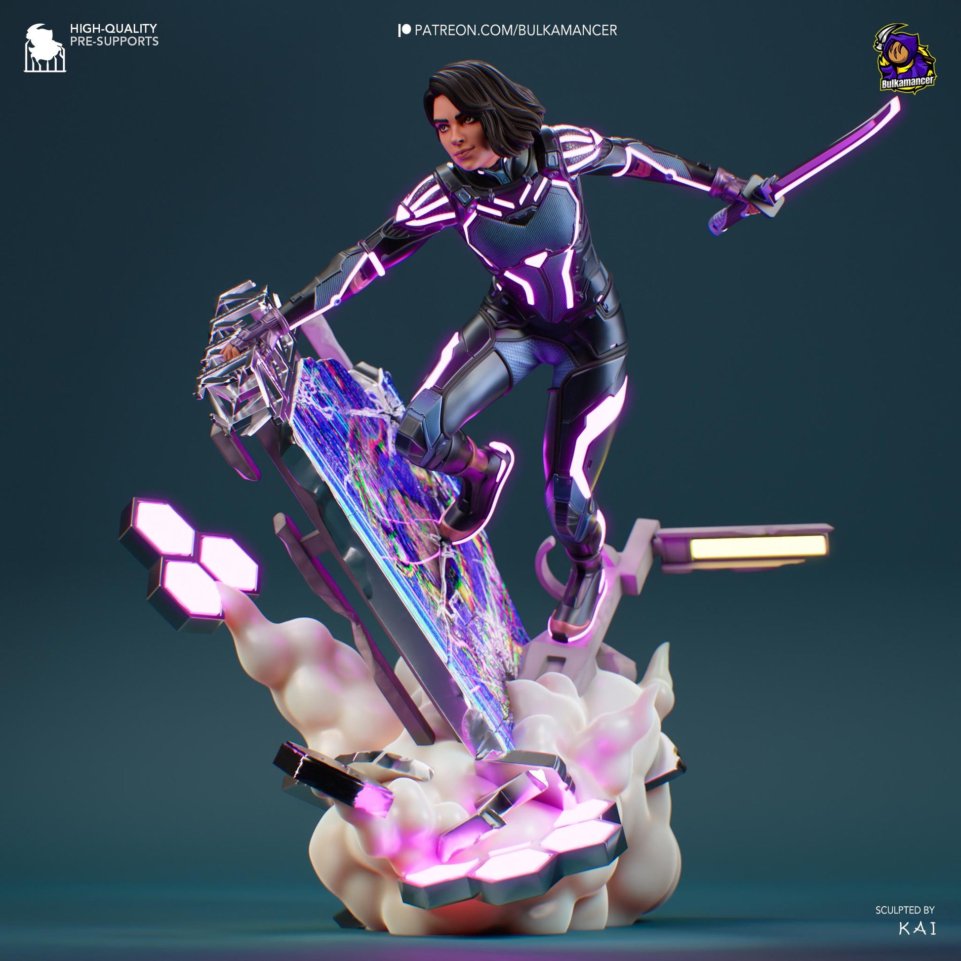 Mio Garage Kit | Fanmade Model by Bulkamancer| Science Fiction Writer | 3D Printed