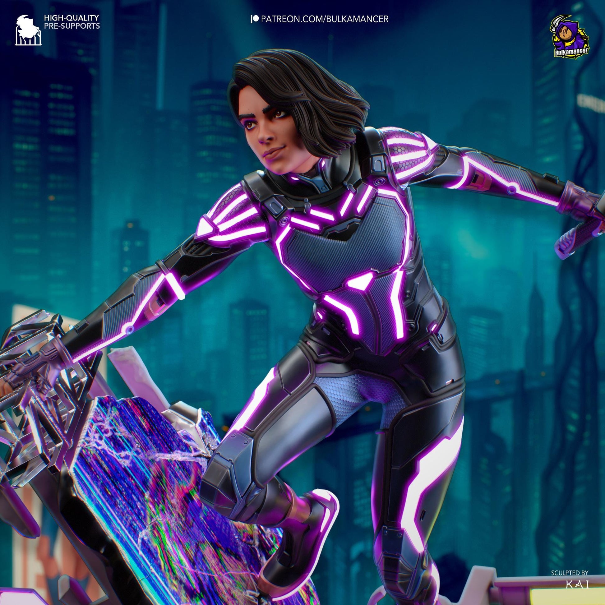 Mio Garage Kit | Fanmade Model by Bulkamancer| Science Fiction Writer | 3D Printed