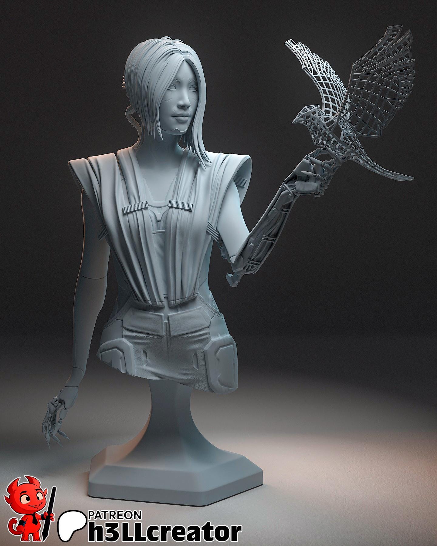 Songbird Garage Kit | Fanmade Model by h3llCreator | Netrunner | 3D Printed