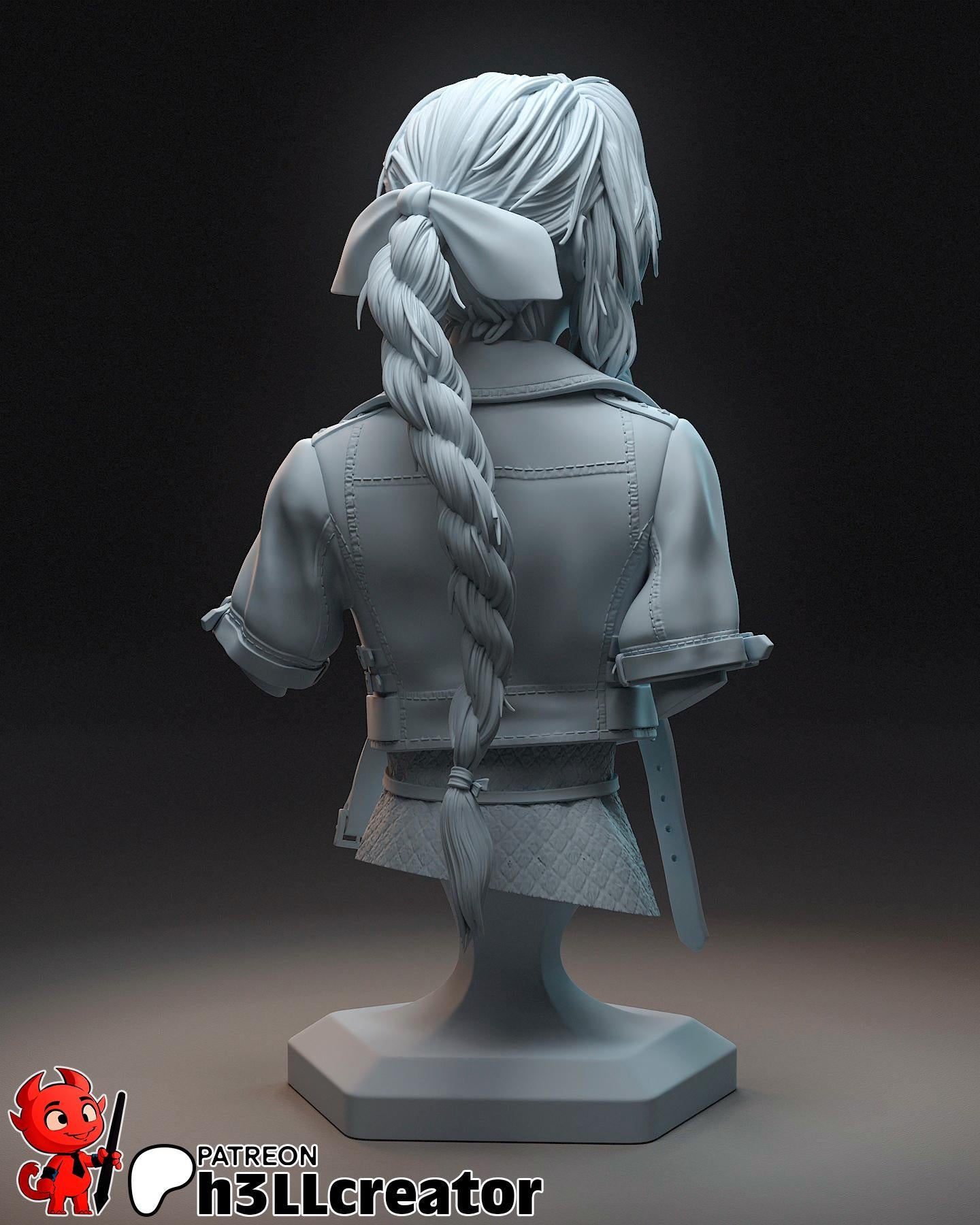 Aerith Garage Kit | Fanmade Model by h3llCreator | The Ancient | 3D Printed