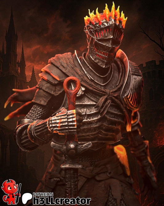 Cinder Knight Garage Kit | Fanmade Model | One very hard game | 3D Printed