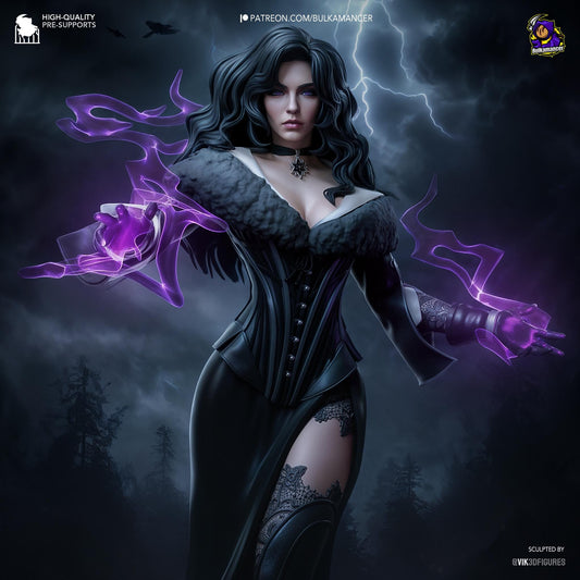 Yennefer of Vengerberg Garage Kit | Fanmade Model by Bulkamancer | The book version | 3D Printed
