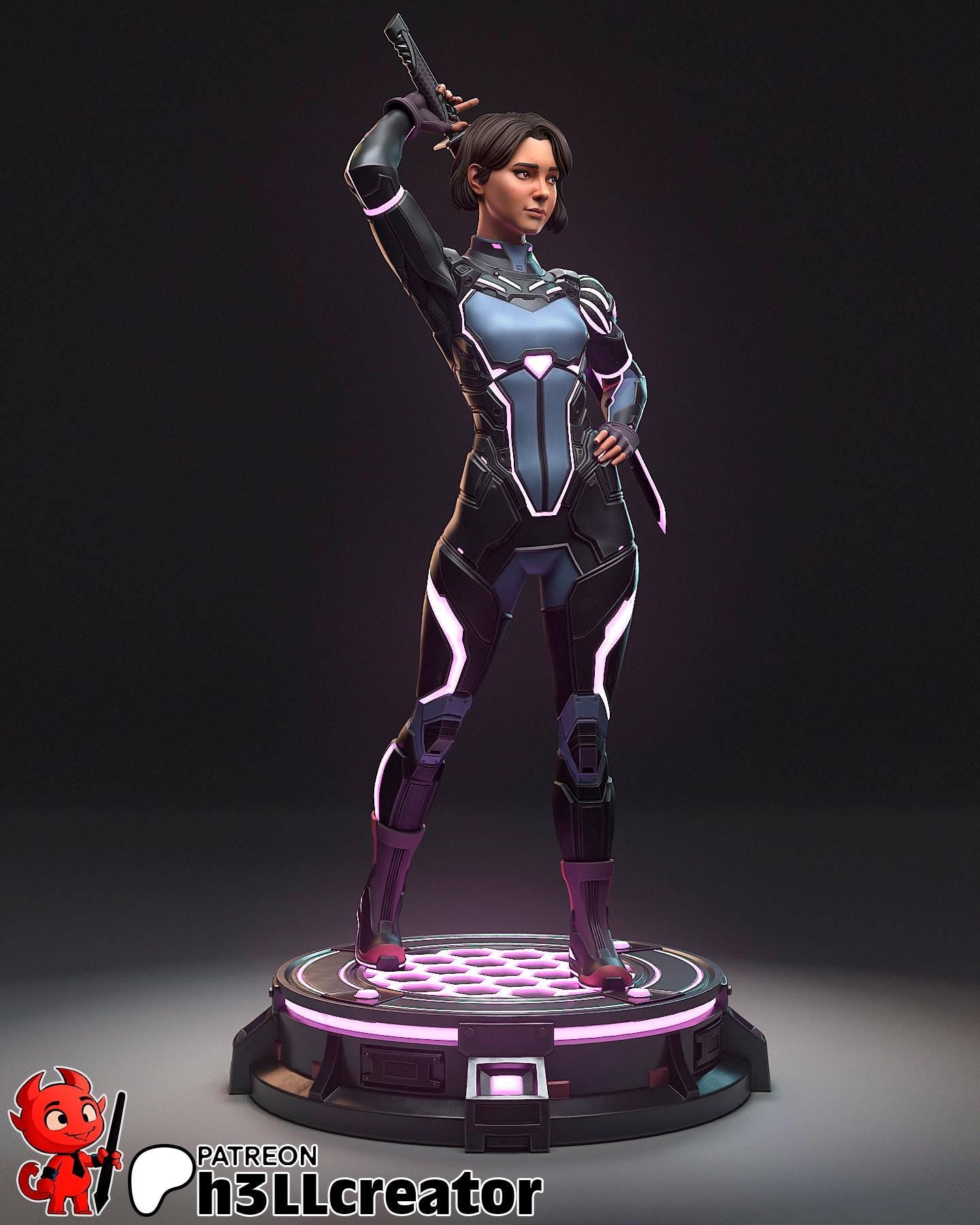 Mio Garage Kit | Fanmade Model by h3llCreator | Split Fiction | 3D Printed