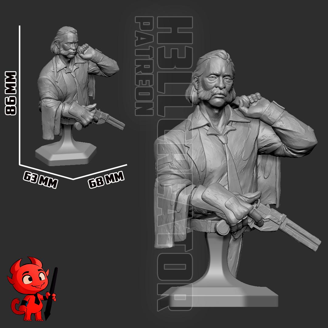 Harry and Kim Garage Kit | Fanmade Model by h3llCreator | Disco Elysium | 3D Printed