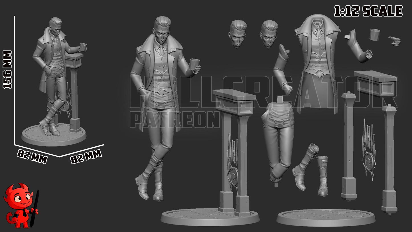 Silco from League of Legends Fan-Made Model by h3llcreator - Sephiknot