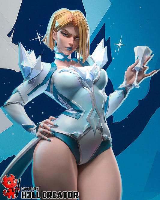 Lady Thunder Thighs Garage Kit | Fanmade Model by h3llCreator | Rivals | 3D Printed
