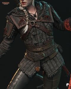 Ciri Garage Kit | Fanmade Model by Tanuki| The Witcher 4 | 3D Printed