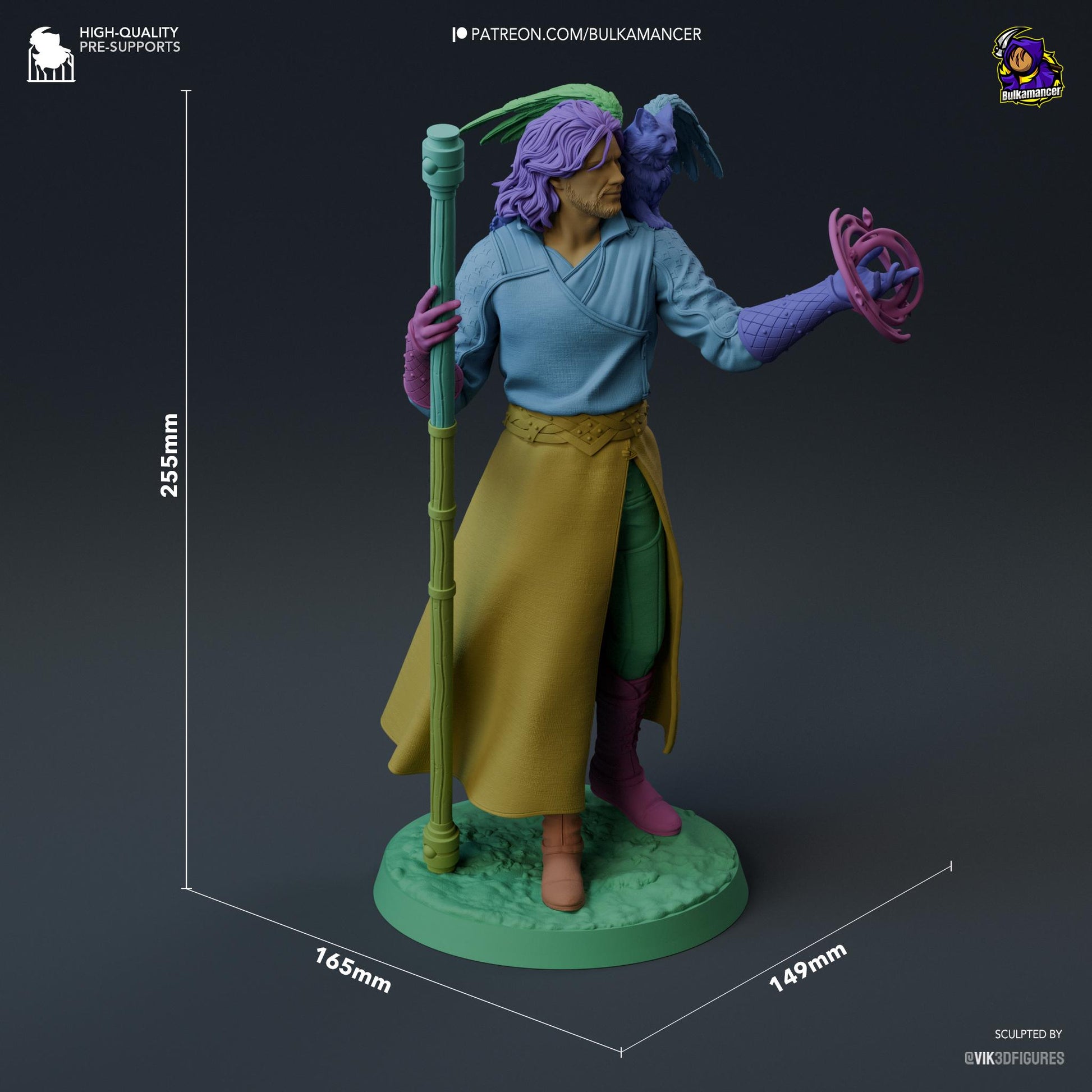 Gale Garage Kit | Fanmade Model by Bulkamancer| Wizard of Waterdeep | 3D Printed