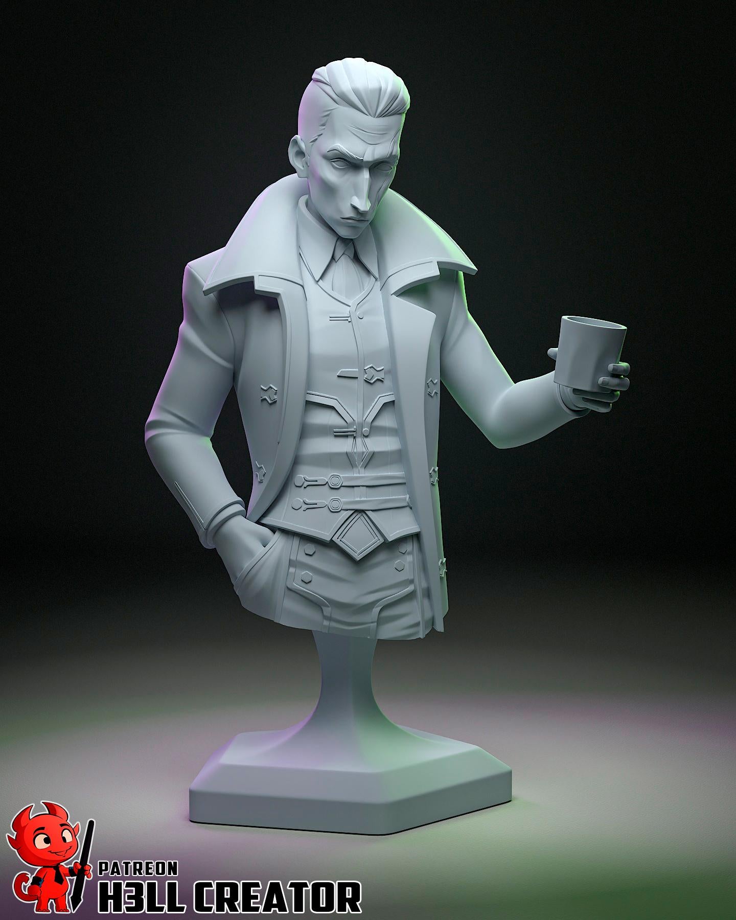Silco from League of Legends Fan-Made Model by h3llcreator - Sephiknot
