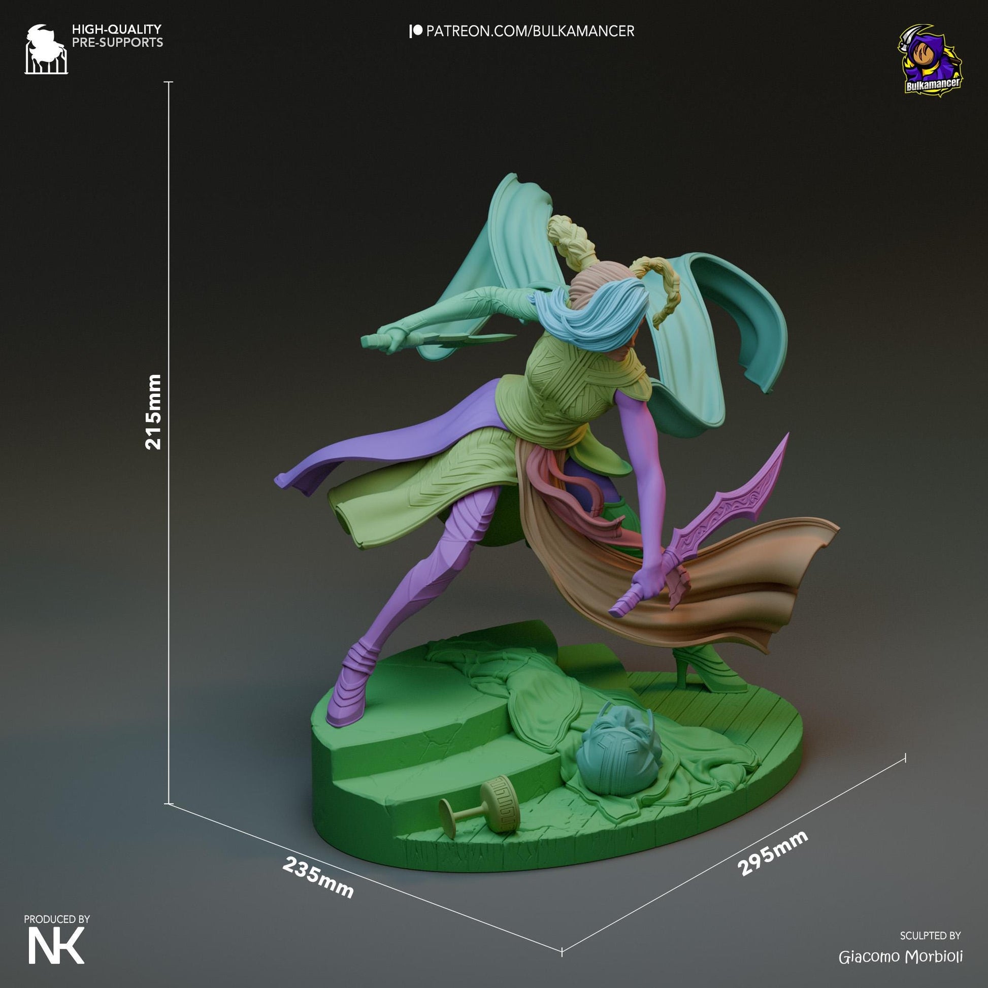 Katarina Garage Kit | Fanmade Model by Bulkamancer| League of Legends | 3D Printed