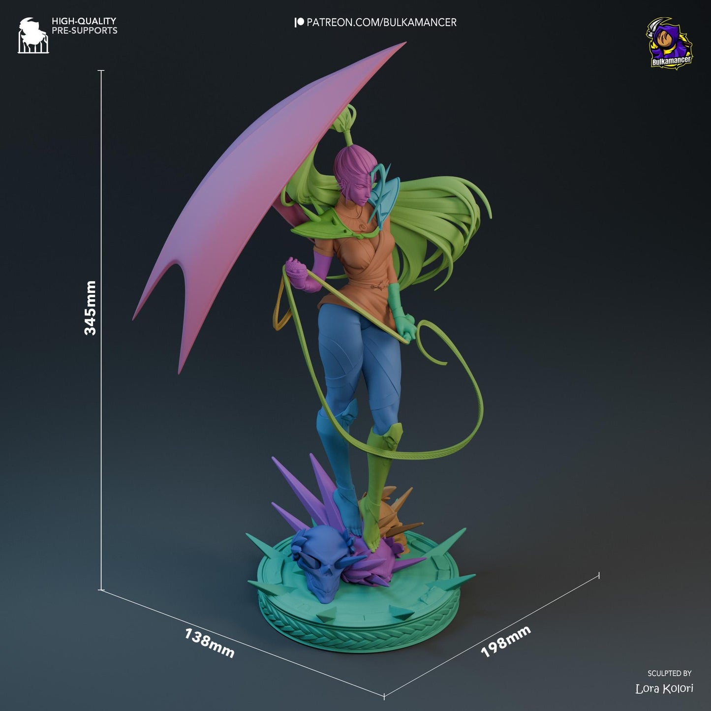Megaera Garage Kit | Fanmade Model by Bulkamancer| Hades | 3D Printed