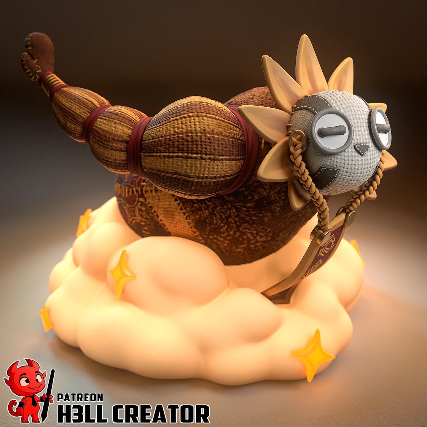Esquie Toy Garage Kit | Fanmade Model by h3llCreator | Expedition 33 | 3D Printed