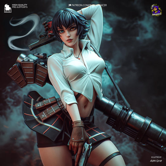 Lady Garage Kit | Fanmade Model by Bulkamancer| Devil Should Not Cry | 3D Printed