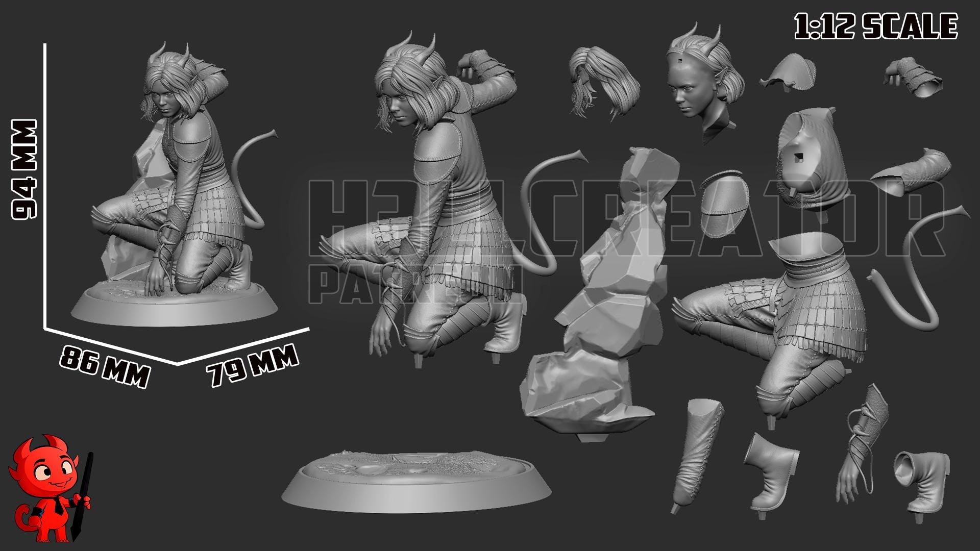 Doric from Dungeons and Dragons: Honor Among Thieves Fan-Made Model by h3llcreator - Sephiknot